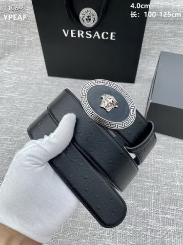 Super Perfect Quality Versace Belts(100% Genuine Leather,Steel Buckle)-1670