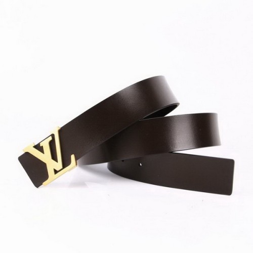Super Perfect Quality LV Belts(100% Genuine Leather Steel Buckle)-3875