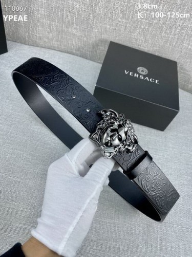 Super Perfect Quality Versace Belts(100% Genuine Leather,Steel Buckle)-1640