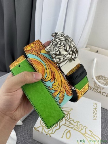 Super Perfect Quality Versace Belts(100% Genuine Leather,Steel Buckle)-649