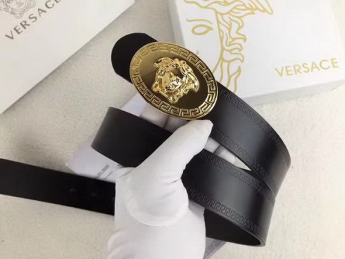 Super Perfect Quality Versace Belts(100% Genuine Leather,Steel Buckle)-1234