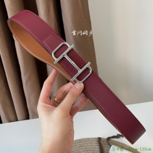Super Perfect Quality Hermes Belts(100% Genuine Leather,Reversible Steel Buckle)-893