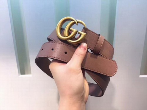 Super Perfect Quality G Belts(100% Genuine Leather,steel Buckle)-3538