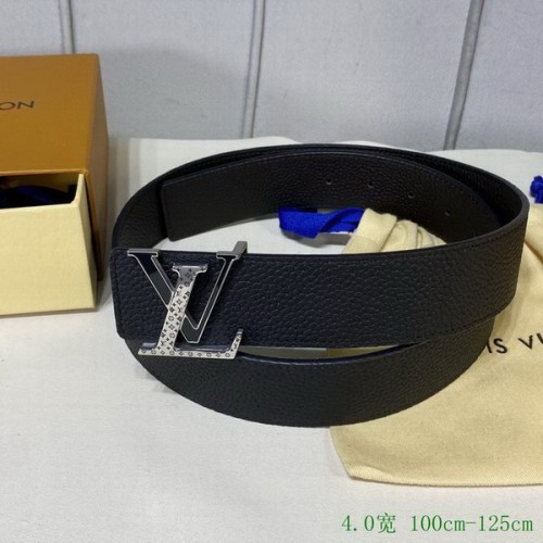 Super Perfect Quality LV Belts(100% Genuine Leather Steel Buckle)-4033