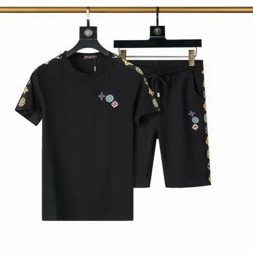 LV short sleeve men suit-132(M-XXXL)