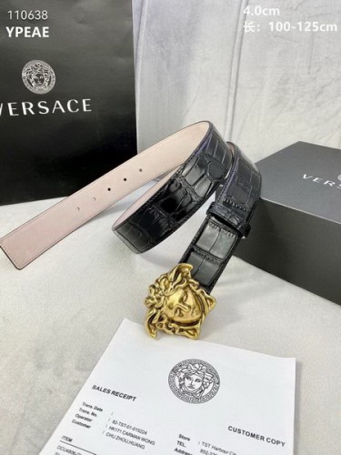 Super Perfect Quality Versace Belts(100% Genuine Leather,Steel Buckle)-1646
