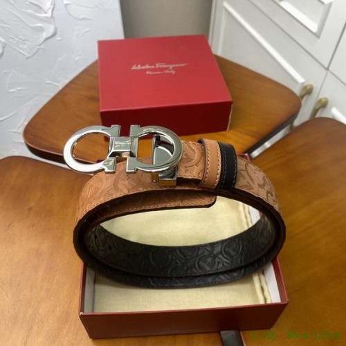 Super Perfect Quality Ferragamo Belts(100% Genuine Leather,steel Buckle)-1617