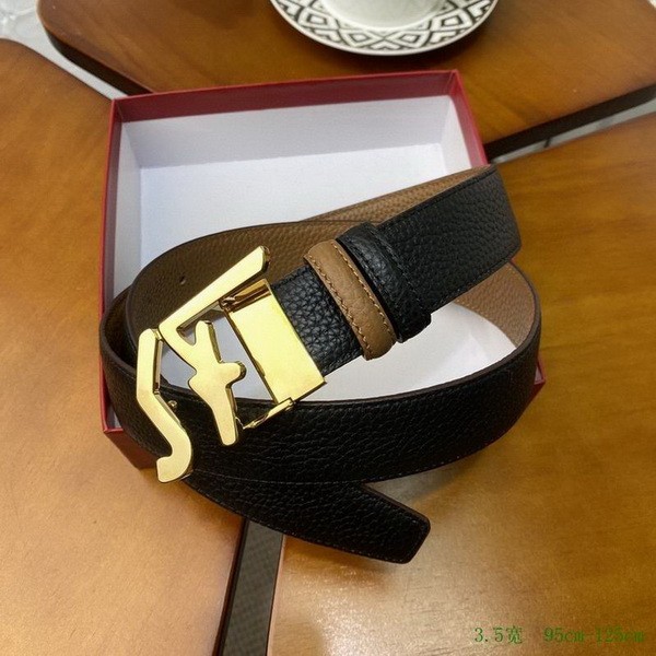 Super Perfect Quality Ferragamo Belts(100% Genuine Leather,steel Buckle)-1602