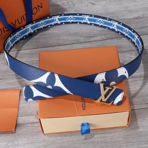 Super Perfect Quality LV Belts(100% Genuine Leather Steel Buckle)-3344
