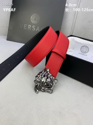 Super Perfect Quality Versace Belts(100% Genuine Leather,Steel Buckle)-1665