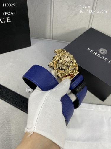Super Perfect Quality Versace Belts(100% Genuine Leather,Steel Buckle)-961