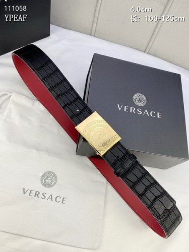 Super Perfect Quality Versace Belts(100% Genuine Leather,Steel Buckle)-1678
