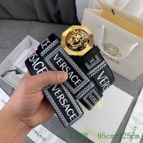Super Perfect Quality Versace Belts(100% Genuine Leather,Steel Buckle)-665