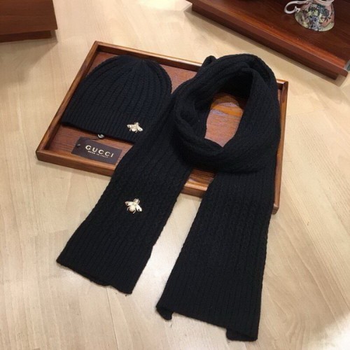 G Wool Cap Scarf AAA-266