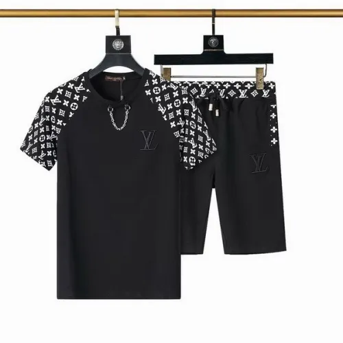 LV short sleeve men suit-126(M-XXXL)