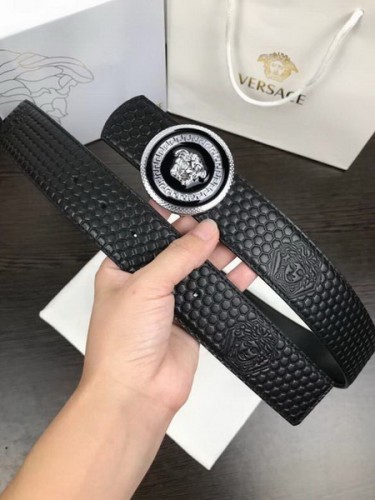 Super Perfect Quality Versace Belts(100% Genuine Leather,Steel Buckle)-628