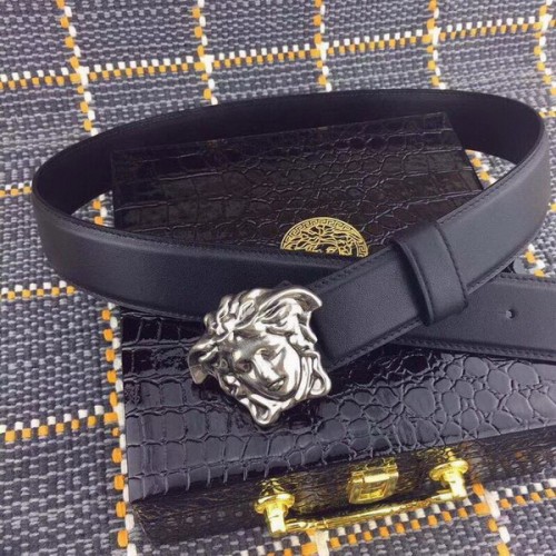 Super Perfect Quality Versace Belts(100% Genuine Leather,Steel Buckle)-990