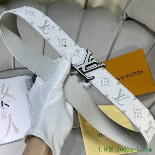 Super Perfect Quality LV Belts(100% Genuine Leather Steel Buckle)-3043