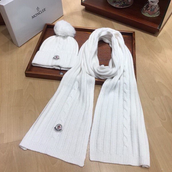 Moncler Wool Cap Scarf AAA-275