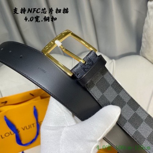Super Perfect Quality LV Belts(100% Genuine Leather Steel Buckle)-2924