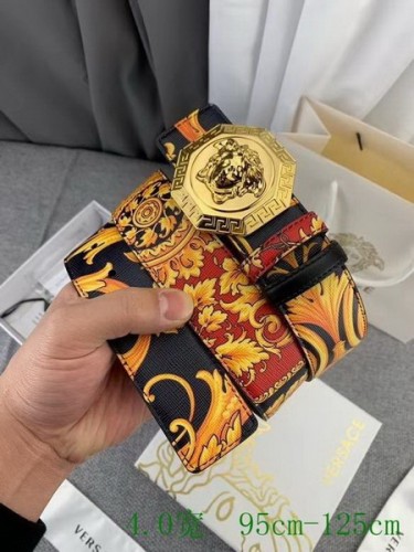Super Perfect Quality Versace Belts(100% Genuine Leather,Steel Buckle)-671