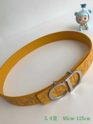Super Perfect Quality Dior Belts(100% Genuine Leather,steel Buckle)-458