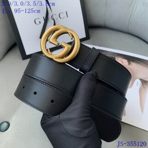 Super Perfect Quality G Belts(100% Genuine Leather,steel Buckle)-3134