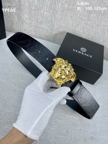 Super Perfect Quality Versace Belts(100% Genuine Leather,Steel Buckle)-1642