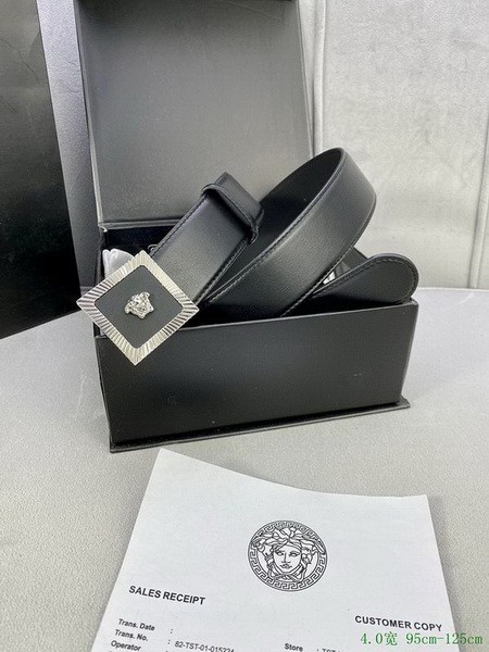 Super Perfect Quality Versace Belts(100% Genuine Leather,Steel Buckle)-550