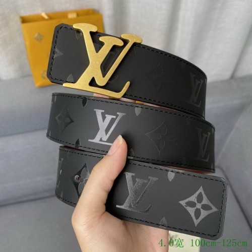 Super Perfect Quality LV Belts(100% Genuine Leather Steel Buckle)-2774