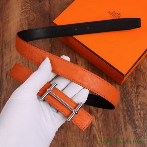 Super Perfect Quality Hermes Belts(100% Genuine Leather,Reversible Steel Buckle)-954