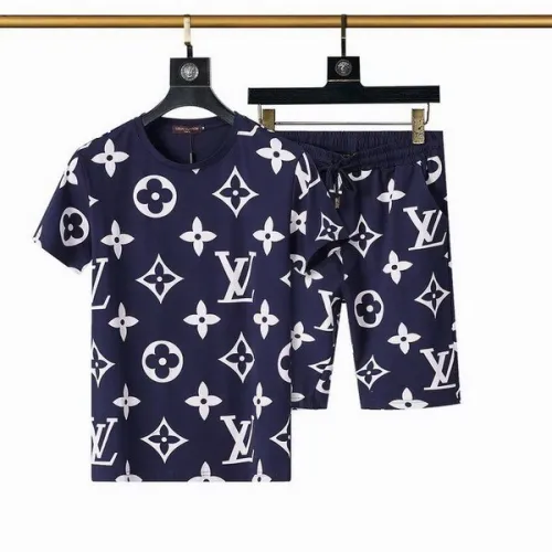LV short sleeve men suit-117(M-XXXL)