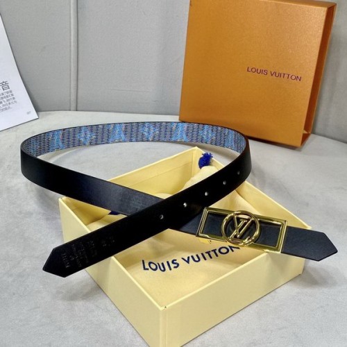 Super Perfect Quality LV Belts(100% Genuine Leather Steel Buckle)-4329
