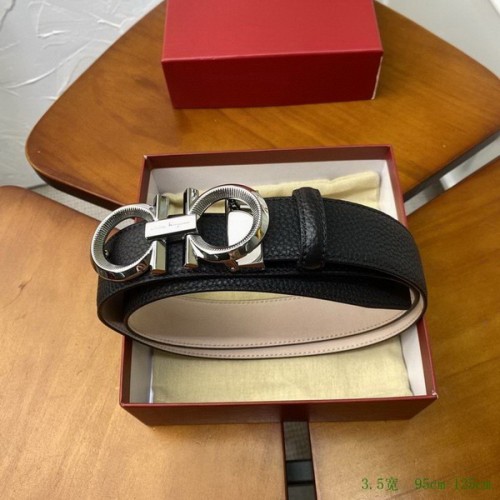 Super Perfect Quality Ferragamo Belts(100% Genuine Leather,steel Buckle)-1551