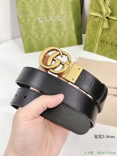 Super Perfect Quality G Belts(100% Genuine Leather,steel Buckle)-2737
