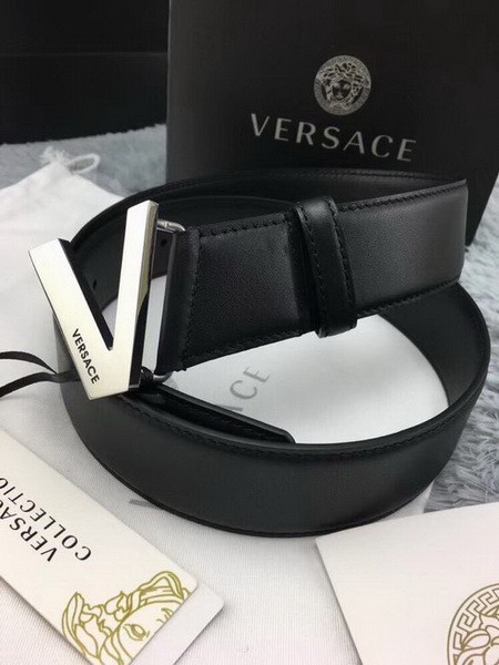 Super Perfect Quality Versace Belts(100% Genuine Leather,Steel Buckle)-776