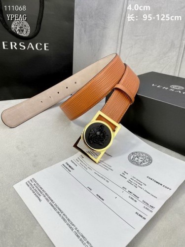 Super Perfect Quality Versace Belts(100% Genuine Leather,Steel Buckle)-1684