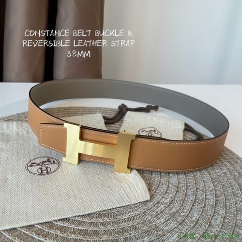Super Perfect Quality Hermes Belts(100% Genuine Leather,Reversible Steel Buckle)-904