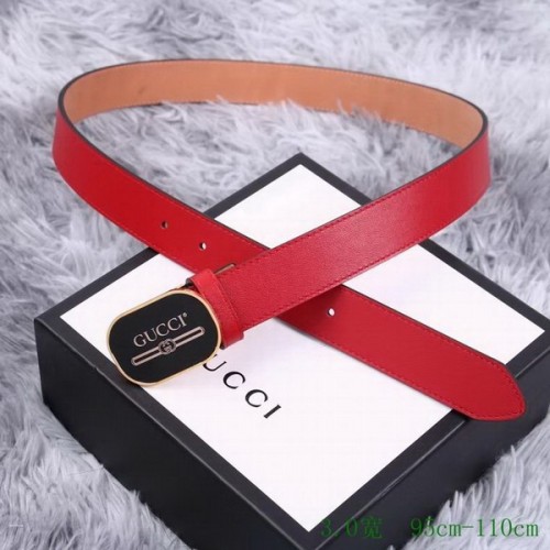 Super Perfect Quality G Belts(100% Genuine Leather,steel Buckle)-3282