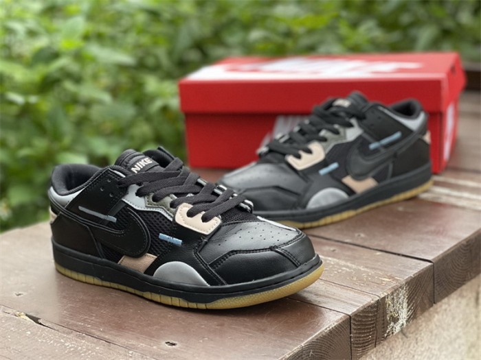 Authentic Nike Dunk Scrap “Black Gum”