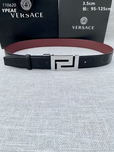 Super Perfect Quality Versace Belts(100% Genuine Leather,Steel Buckle)-1635