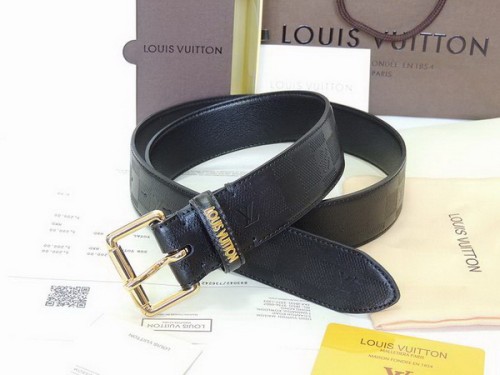 Super Perfect Quality LV Belts(100% Genuine Leather Steel Buckle)-4176