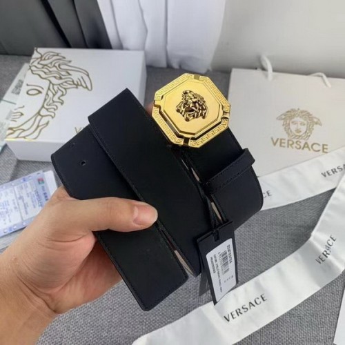 Super Perfect Quality Versace Belts(100% Genuine Leather,Steel Buckle)-1253