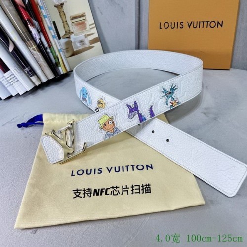 Super Perfect Quality LV Belts(100% Genuine Leather Steel Buckle)-2799