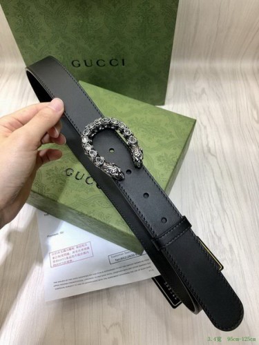 Super Perfect Quality G Belts(100% Genuine Leather,steel Buckle)-2779