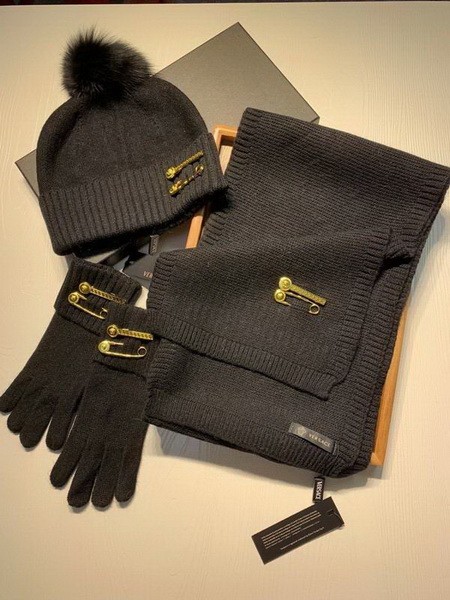 Versace Wool Cap Scarf AAA-001