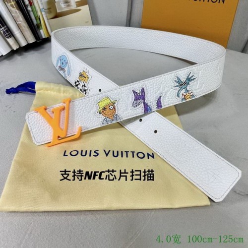 Super Perfect Quality LV Belts(100% Genuine Leather Steel Buckle)-2797
