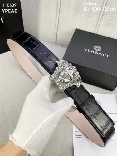 Super Perfect Quality Versace Belts(100% Genuine Leather,Steel Buckle)-1647