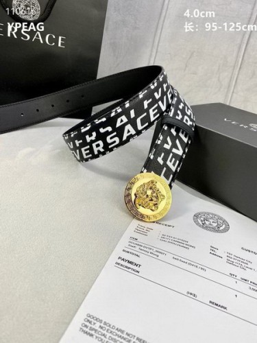 Super Perfect Quality Versace Belts(100% Genuine Leather,Steel Buckle)-1693