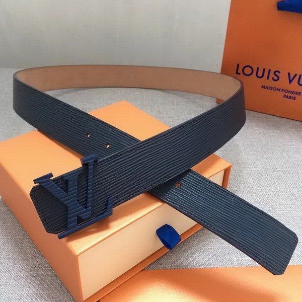 Super Perfect Quality LV Belts(100% Genuine Leather Steel Buckle)-3965